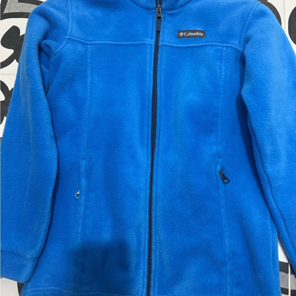 Columbia Vibrant Blue Full-Zip Fleece